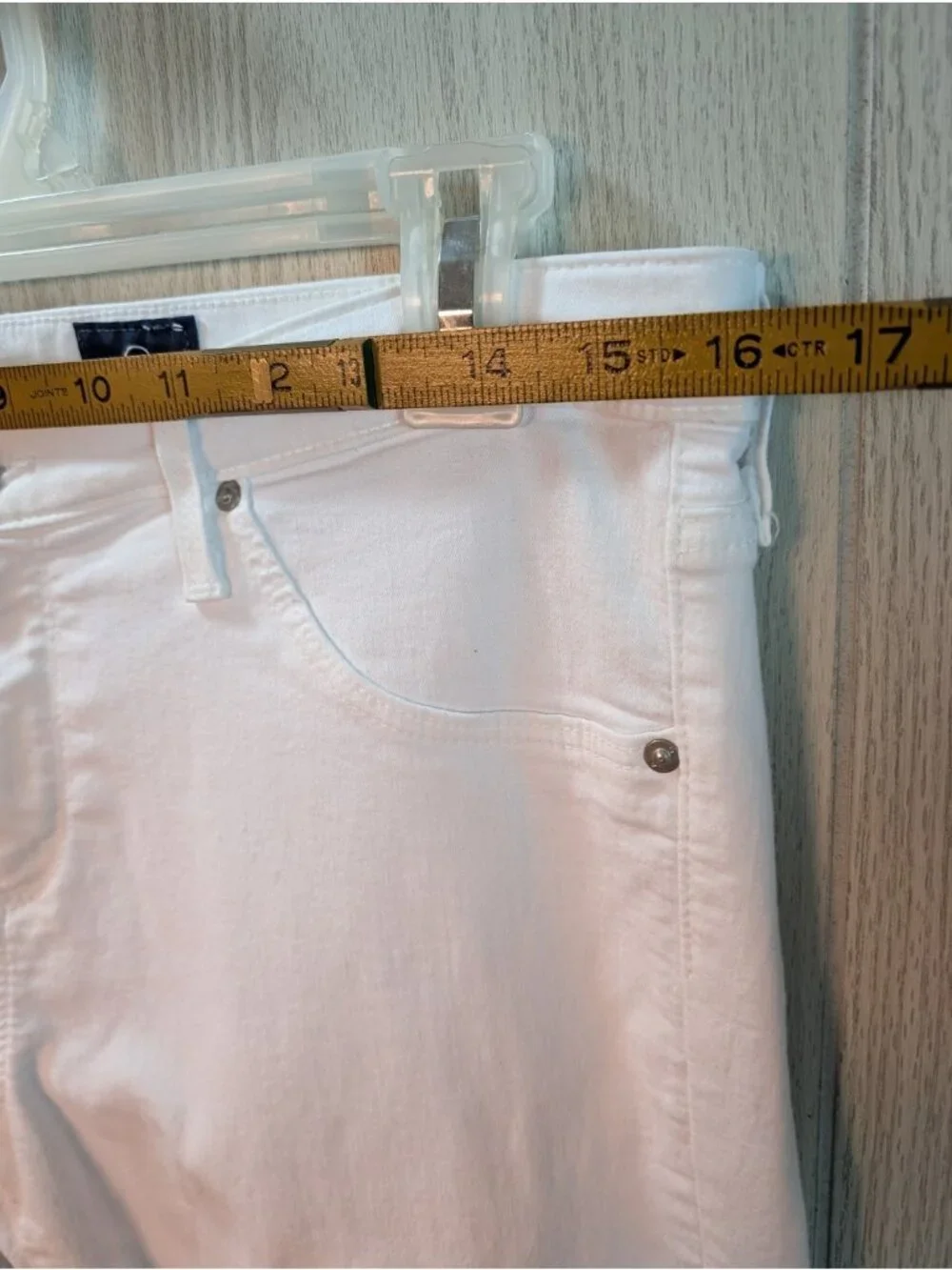AG Adriano Goldschmied Jeans Sz 31R The Legging Ankle Super Skinny White